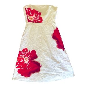 JCREW POPPY STRAPLESS DRESS